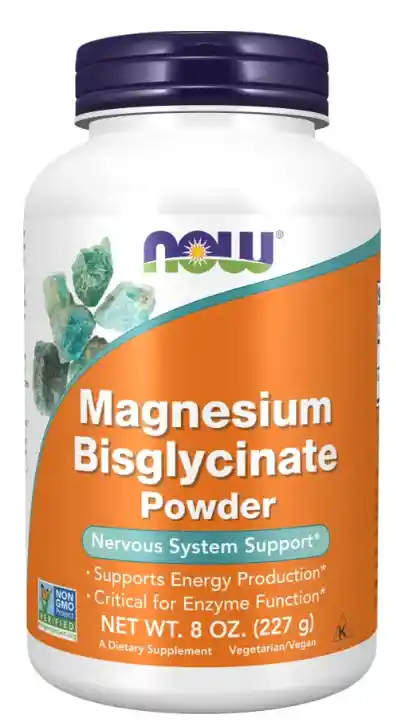 Magnesio Bisglicinato Powder 227 Grs - Now Foods