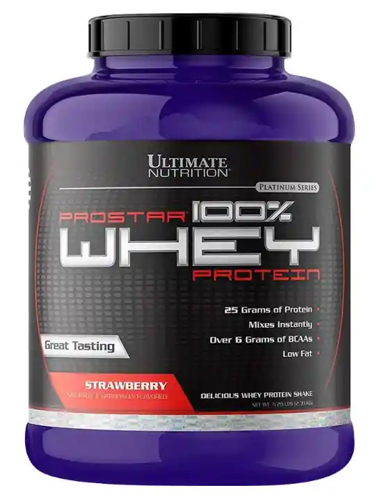 Proteína Prostar 100% Whey Protein 5 Lbs - Ultimate Nutrition Frutilla