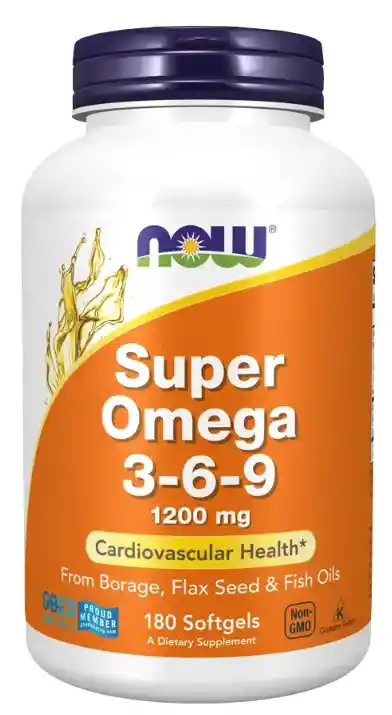 Super Omega 3-6-9 180 Caps - Now Foods