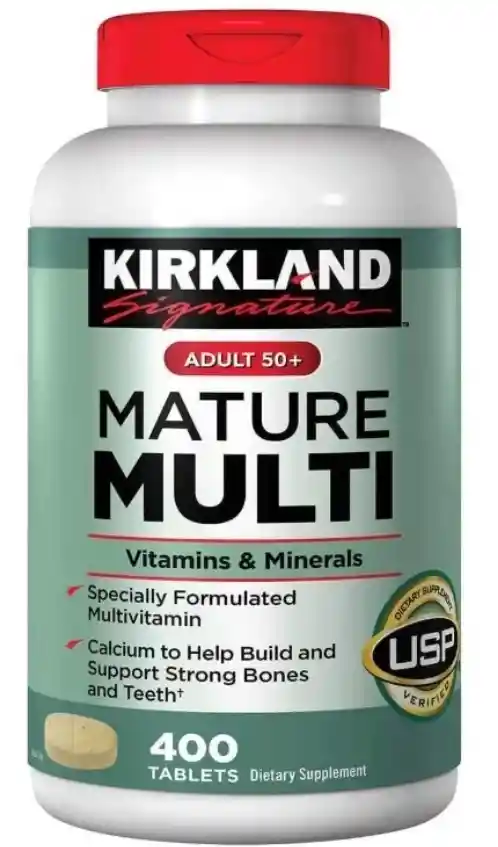 Multivitamínico Mature Multi 400 Tabs - Kirkland