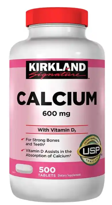 Calcio 600mg 500 Tabs - Kirkland