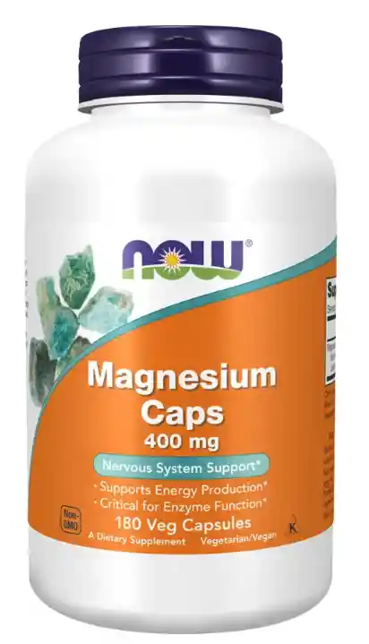 Magnesio 180 Caps - Now Foods