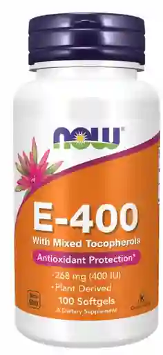 Vitamina E-400 With Mixed 100 Caps - Now Foods