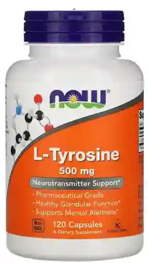 L-tirosina 500mg 120 Caps - Now Foods
