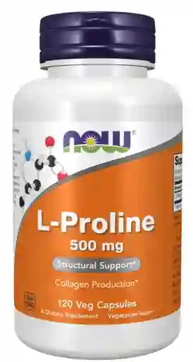 L-prolina 500 Mg 120 Caps - Now Foods