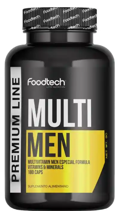 Multivitamínico Multi Men Multivitamínico 180 Caps - Foodtech