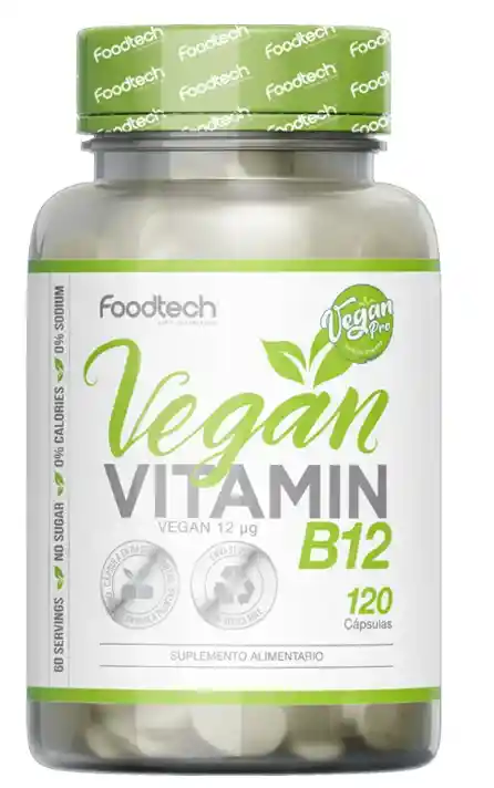 Vegana Vitamina B12 120 Caps - Foodtech