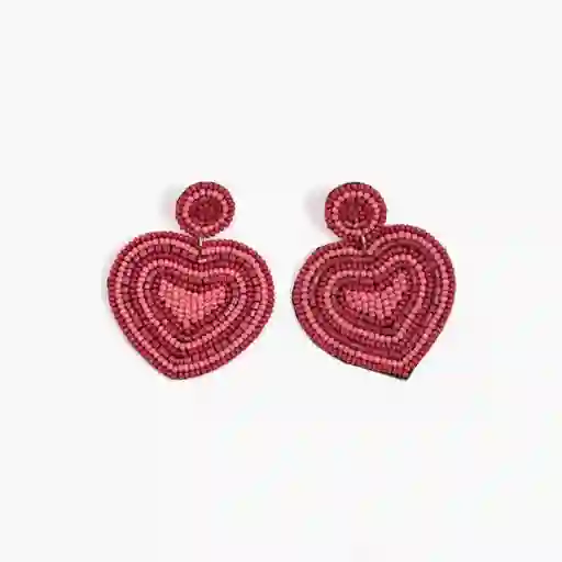 Aros Fiesta Corazón Rosado