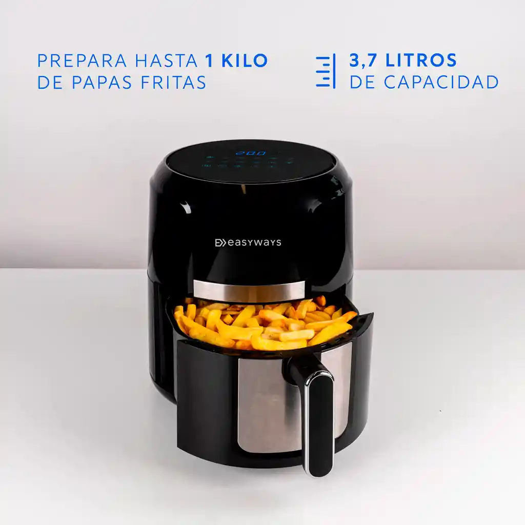 Freidora De Aire Air Fryer Multitouch 3.7 L Easyways