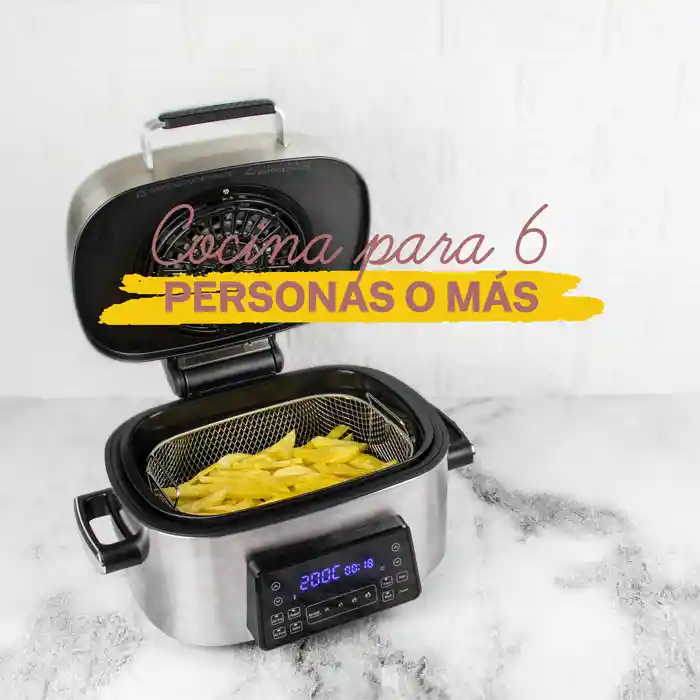 Parrilla Freidora De Aire Air Fryer Grill 6 L Easyways