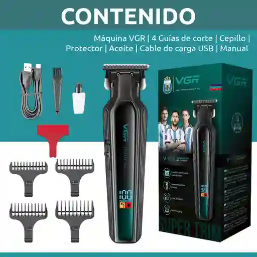 Maquina Afeitadora Corta Pelo Trimmer Perfiladora Vgr 930