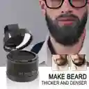 Sombra Disimulador Calvicie Fibra Capilar Con Esponja Castño Oscuro