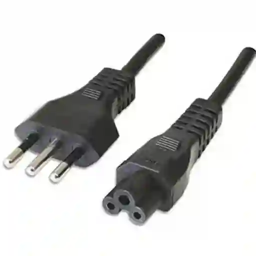 Cable De Poder Con Conector Tipo Trébol - 1.5 M