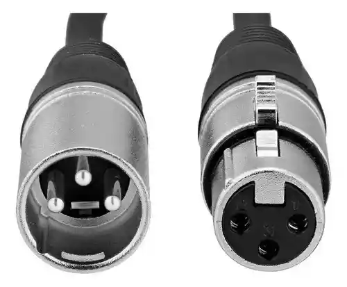 Cable Para Micrófono Xlr Macho Canon A Xlr Canon Hembra 1.8 Mts
