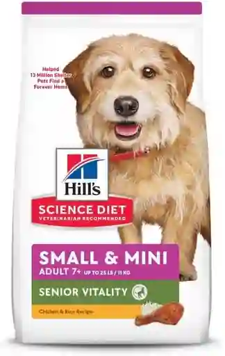 Alimento Perro Hills Senior Vitality 7+ 1.58kg