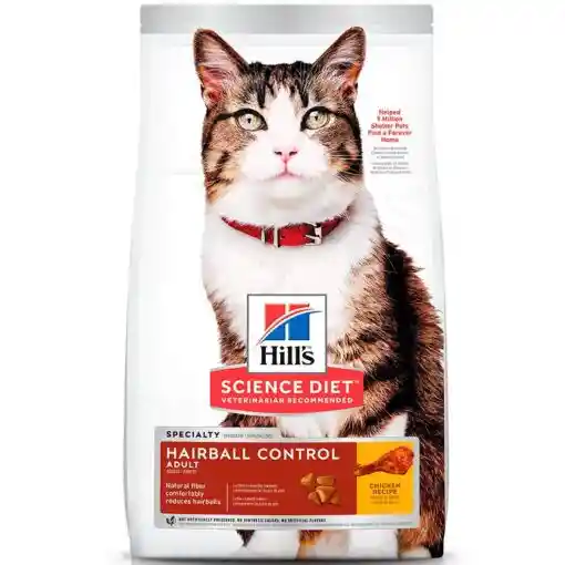 Alimento Gato Hills Adult Hairball 1.58kg