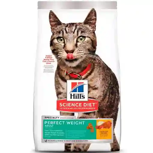 Alimento Gato Hills Adult Perfect Weight 1.36kg