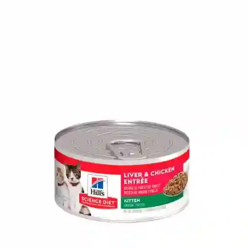 Alimento Humedo Gato Lata Hills Kitten Liver And Chicken (156gr)
