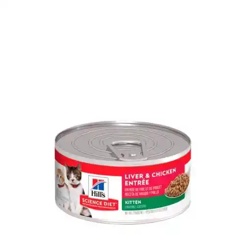 Alimento Humedo Gato Lata Hills Kitten Liver And Chicken (156gr)