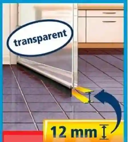 Zocalo Liston Rigido Tesa Transparente O Cafe