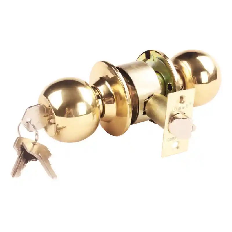 Cerradura De Pomo Antimicrobiana Bash Acceso Dorada