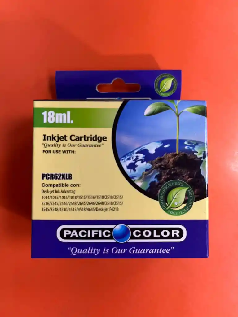 Tinta De Impresora Pacific Color Para Hp 662xl Negro