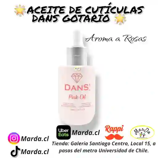 Aceite De Cuticulas Dans Gotario Aroma A Rosas