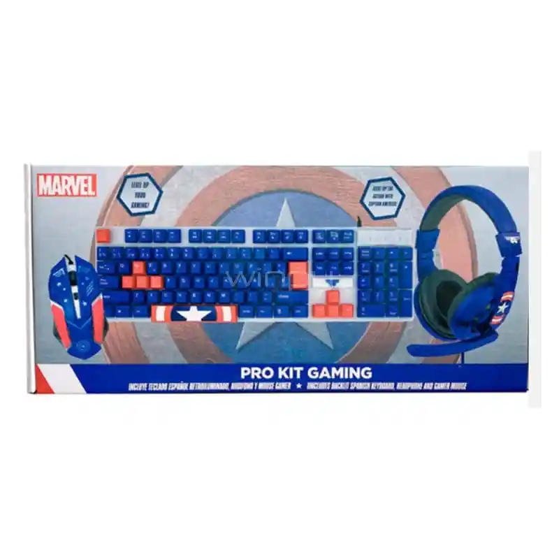 Teclado Marvel Pro Kit Gaming