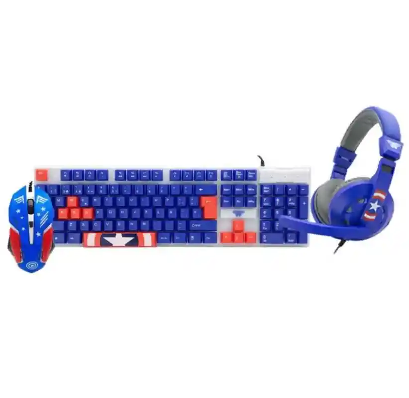 Teclado Marvel Pro Kit Gaming