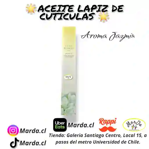 Aceite Lapiz De Cuticulas Aroma A Jazmin