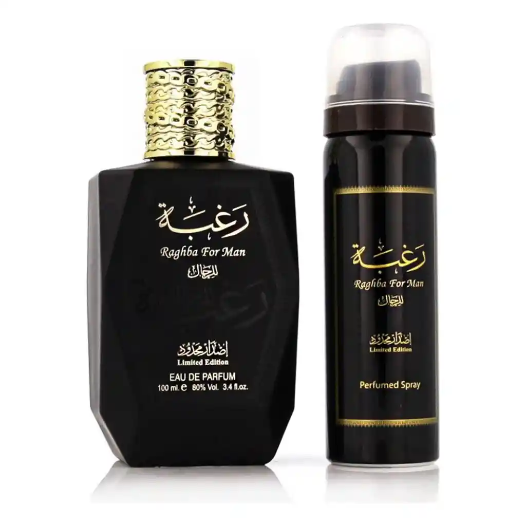 Lattafa Set Raghba For Man Edp 100 Ml + Deo 50 Ml