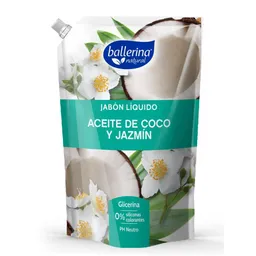 Ballerina Natural Jabón Líquido Aceite De Coco Y Jazmín