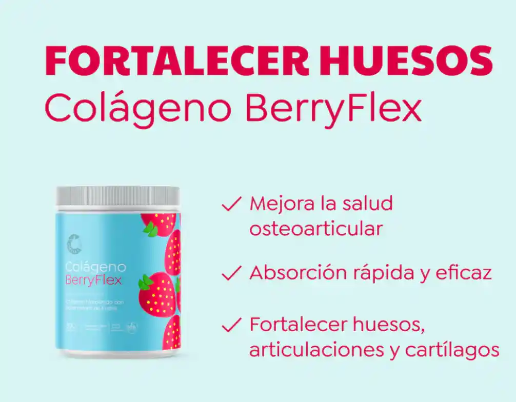 Colageno Berry Flex Cascara Foods 300g