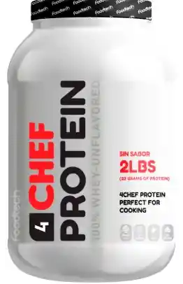 Proteína 4chef 100% Whey Protein 2 Lbs - Foodtech