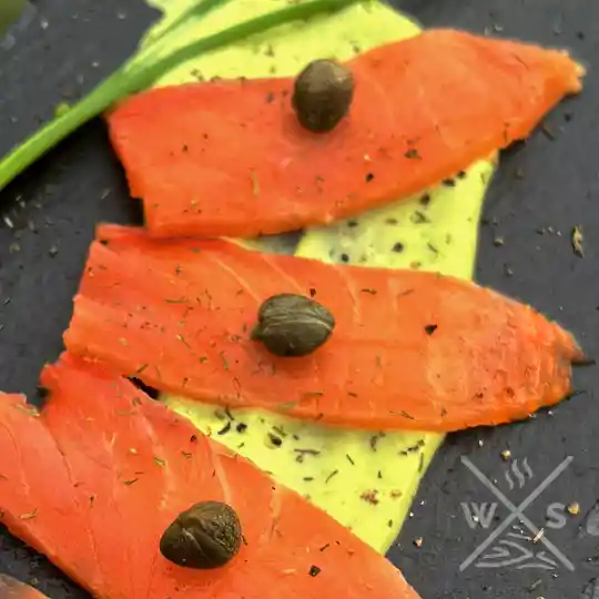 Salmón Slice 150 Grs - Gravlax Ahumado En Frío