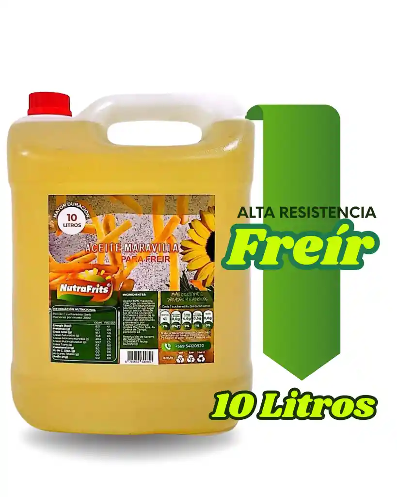 Aceite Nutrafrits (fritura) Bidon 10lt