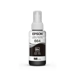 Botella De Tinta Epson Negra T664