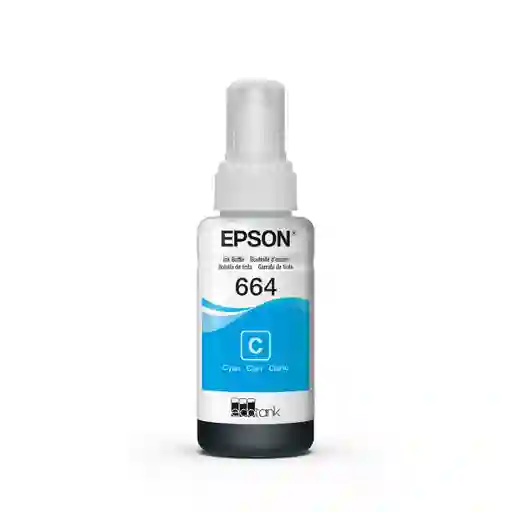 Botella De Tinta Epson Cyan T664