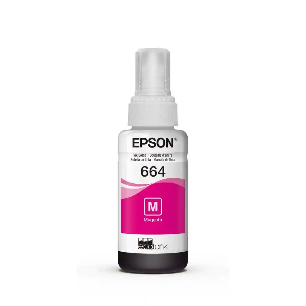 Botella De Tinta Epson Magenta T664