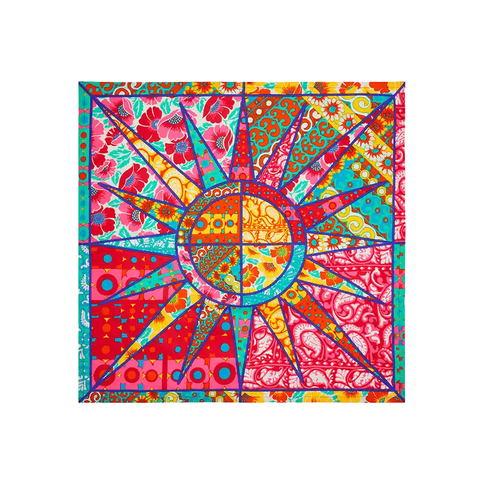 Quilted Sun Knot Wrap