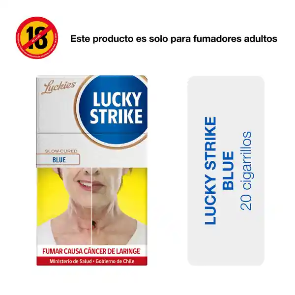 Lucky Strike Blue 20 Cigarros Tarjeta 0285