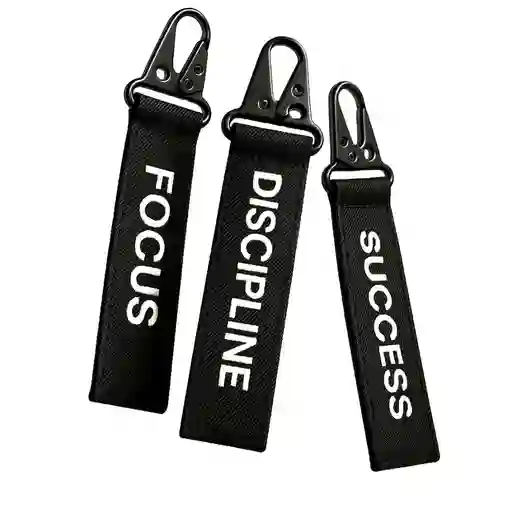 Pack 3 Llaveros Black