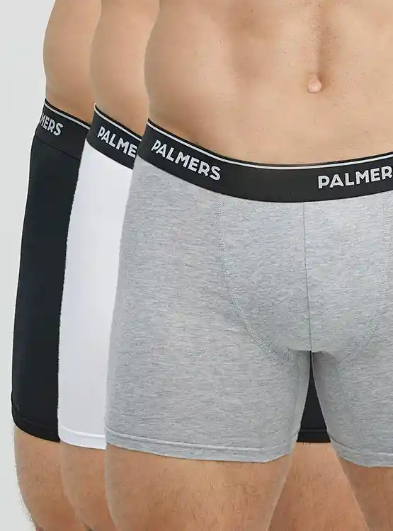 Pack3 Boxer Largo P3132d97 Blanco M