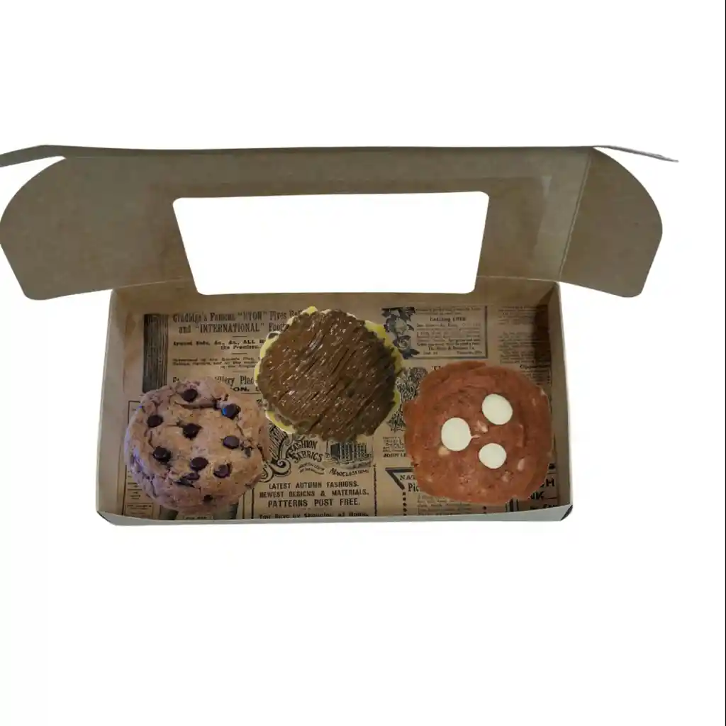 3 Galletas Crumble Cookie Surtidas Estilo New York Cookies