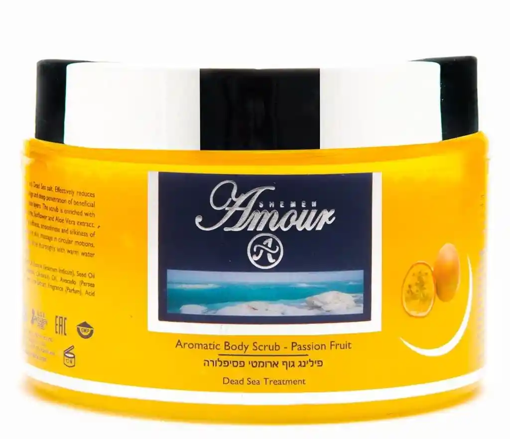 Exfoliante Corporal Sal Mineral Maracuya 400 Ml Shemen Amour