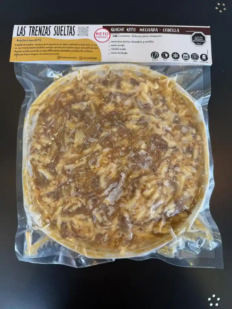 Quiche Keto Carne Mechada