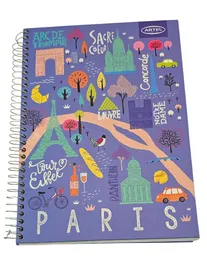 Cuaderno Artel Ciudades - 150 Hojas Matemáticas 7mm