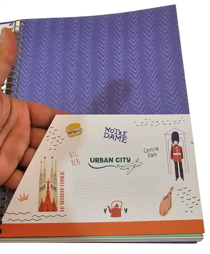 Cuaderno Artel Ciudades - 150 Hojas Matemáticas 7mm