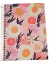 Cuaderno Artel Floral Foil - 150 Hojas Matemáticas 7mm