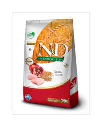 N&d - Ancestral Grain Gato Adulto Pollo, Granada, Avena Y Cebada 1.5kg